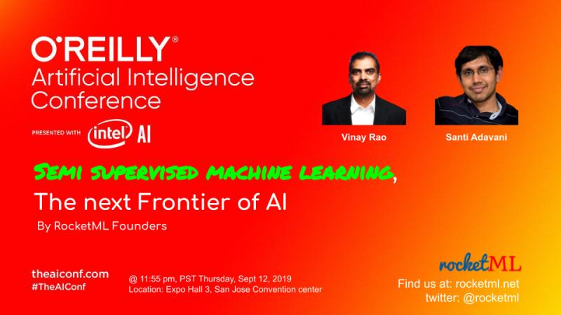 Our talk at O’Reilly AI Conference 2019, San Jose